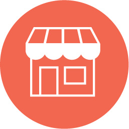 SLMD Orange Retail Icon - Shop Image