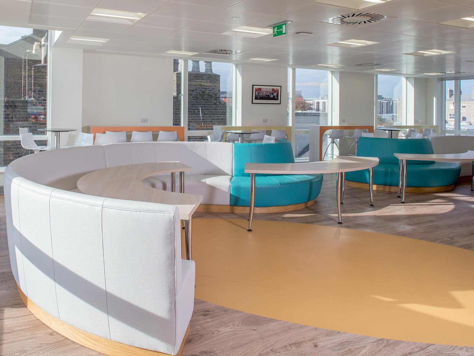 SLMD Office Interior Design Portfolio - World Rugby Company Cafe