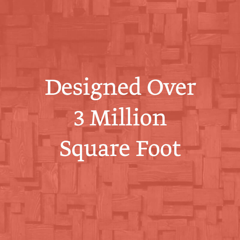 SLMD Homepage Infographic - Designed over 3 million square foot